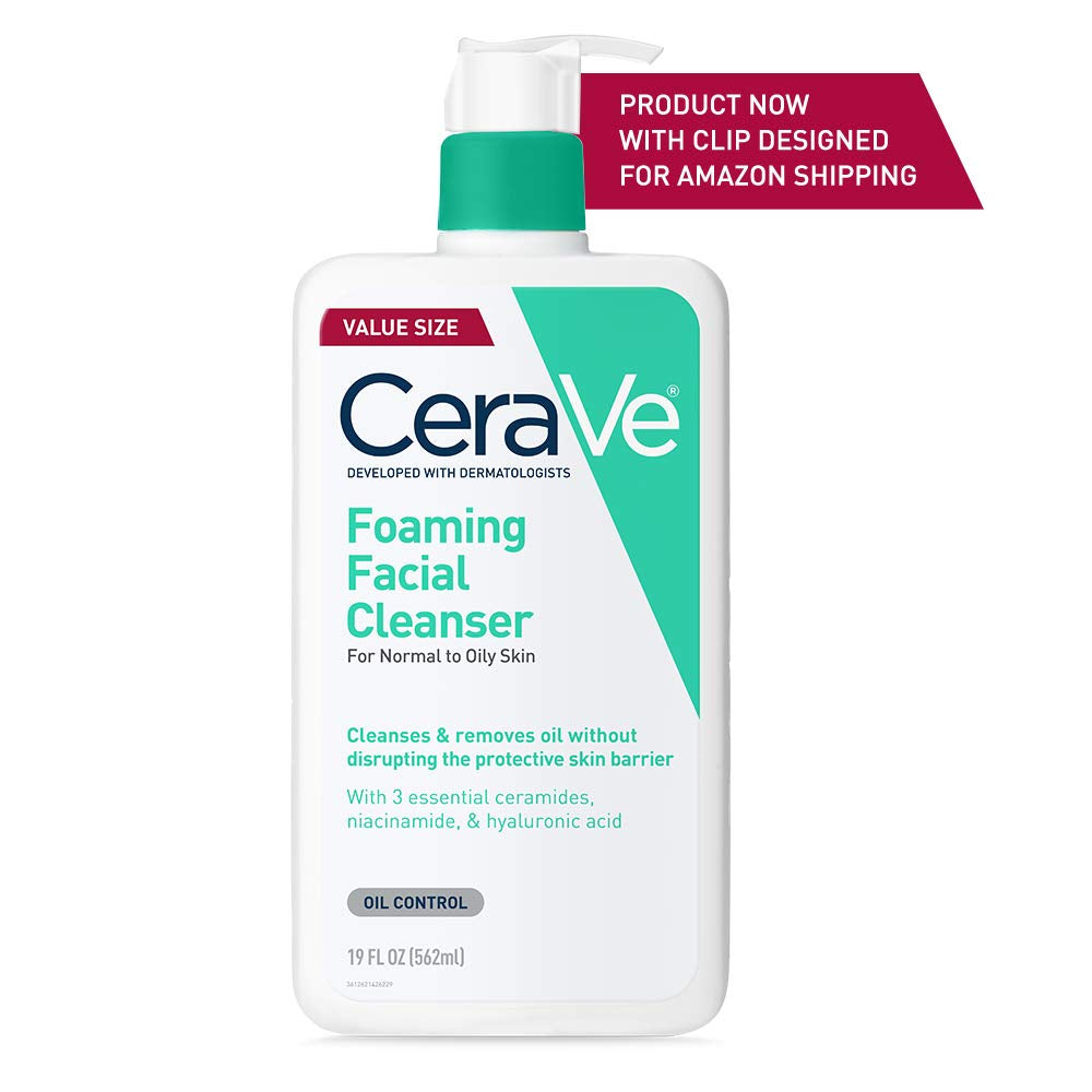 CeraVe Foaming Cleanser for Oily Skin: Mattifies Without Drying