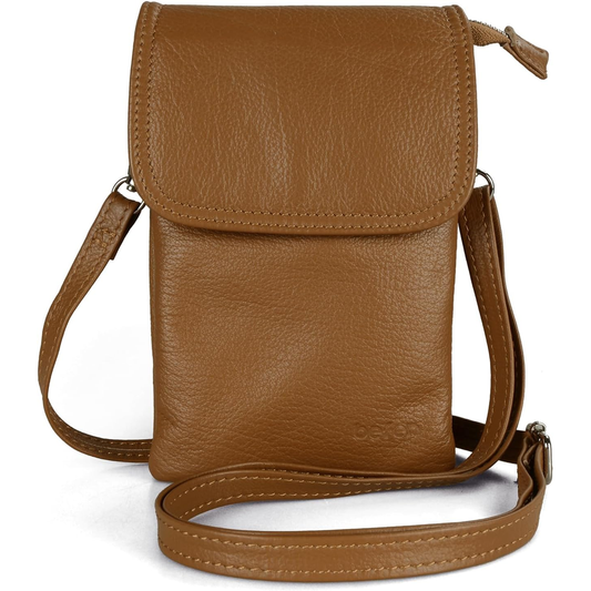 Women's Genuine Leather Crossbody Phone Bag