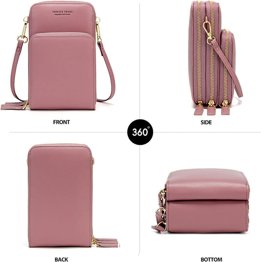 Mini Crossbody Cell Phone Bag for Women